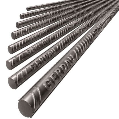 Imagem de FERRO CA50 3/8 10MM BARRA COM 12Mts